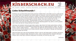 Desktop Screenshot of kinderschach.eu